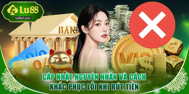 Cập nhật nguyên nhân và cách khắc phục lỗi khi rút tiền
