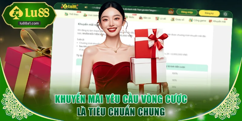 Khuyến mãi yêu cầu vòng cược là tiêu chuẩn chung