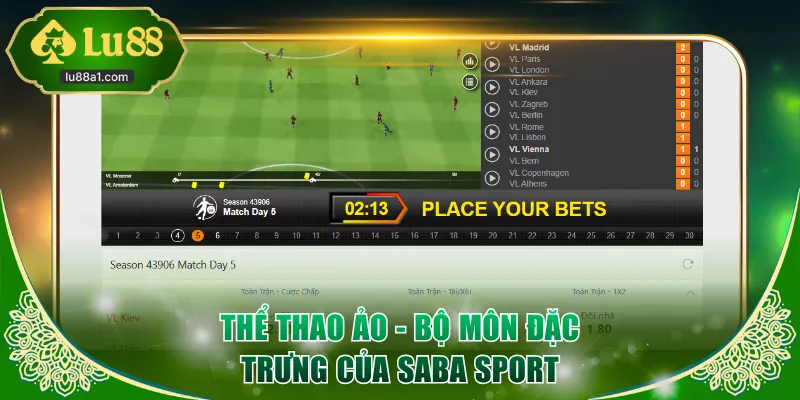 Thể thao ảo - Bộ môn đặc trưng của Saba Sport