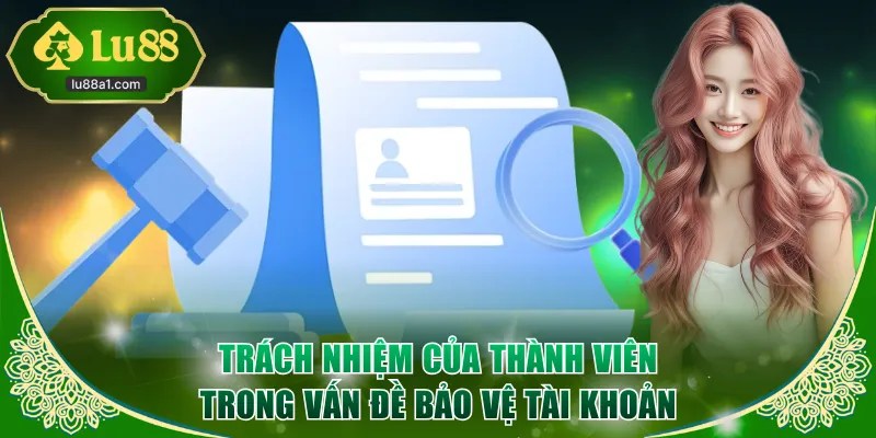 Trách nhiệm của thành viên trong vấn đề bảo vệ tài khoản