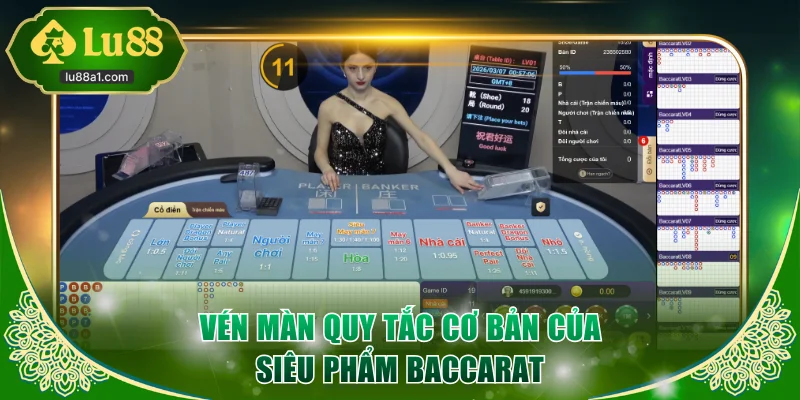 Vén màn quy tắc cơ bản của siêu phẩm Baccarat